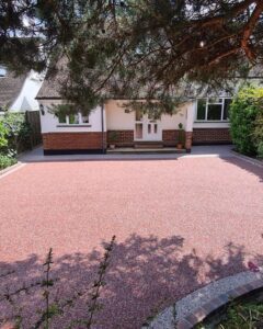 Beautiful resin bound driveway