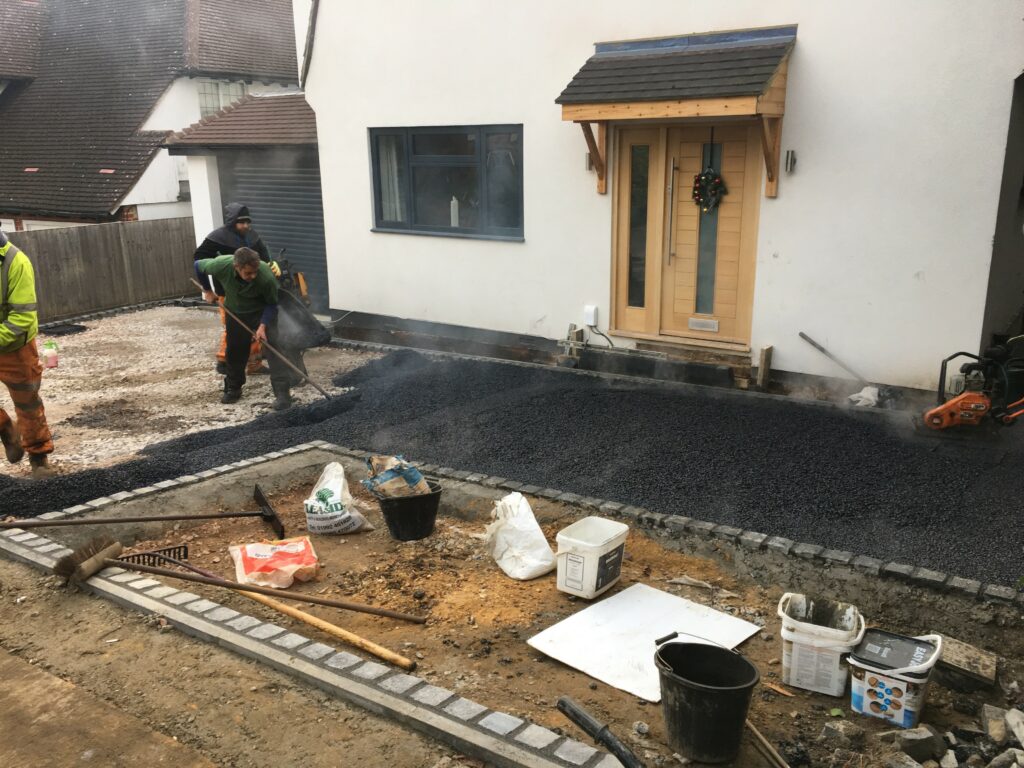how to install a resin bound driveway