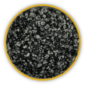 Tungsten resin bound aggregate