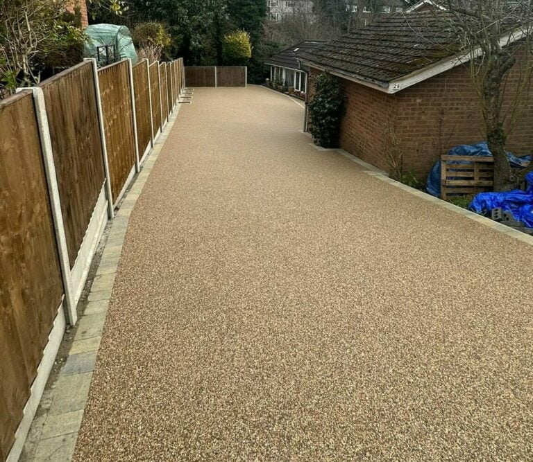 A beautiful resin bound driveway